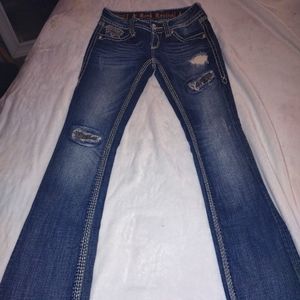 ROCK REVIVAL "ALANIS" BOOTCUT SIZE 24